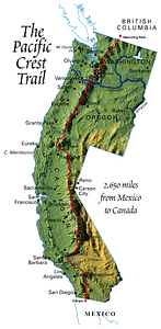 Pacific-Crest-Trail-map